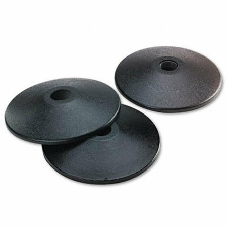 GOURMETGALLEY Adjusta-Tape Crowd Control Bases  Steel  14   deep  Black, 2PK GO712782